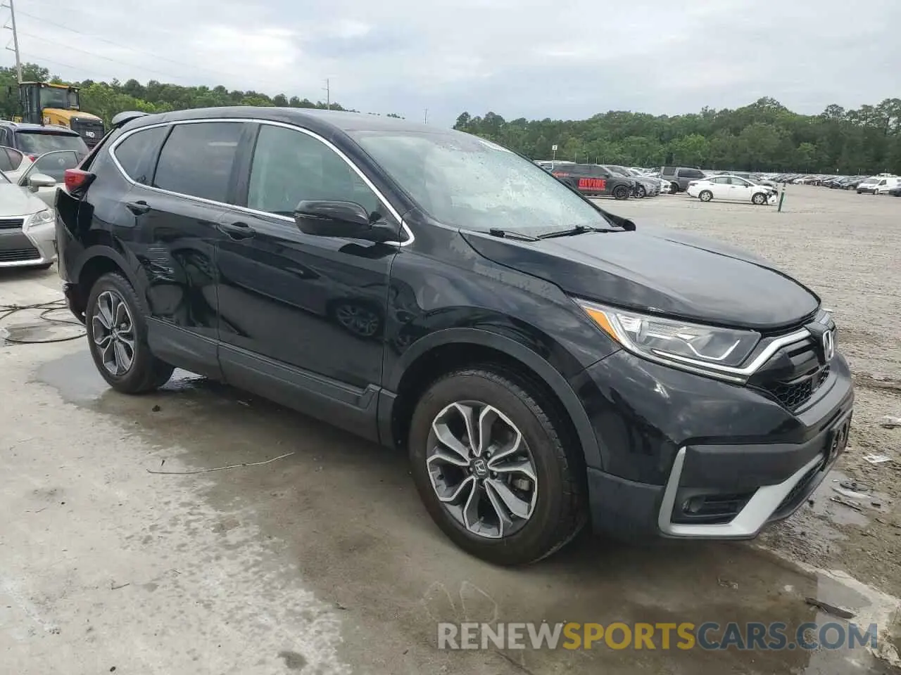 4 fotografías del automóvil dañado 2HKRW2H54MH648905 HONDA CRV 2021
