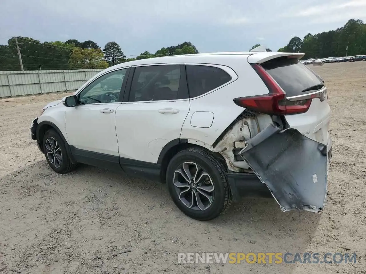 2 fotografías del automóvil dañado 2HKRW2H54MH679281 HONDA CRV 2021