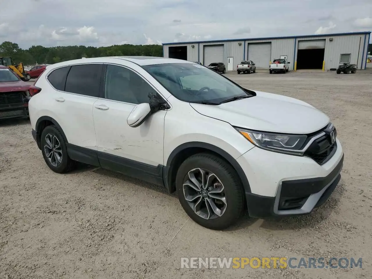 4 fotografías del automóvil dañado 2HKRW2H54MH679281 HONDA CRV 2021