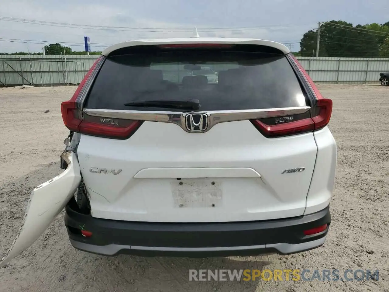 6 fotografías del automóvil dañado 2HKRW2H54MH679281 HONDA CRV 2021