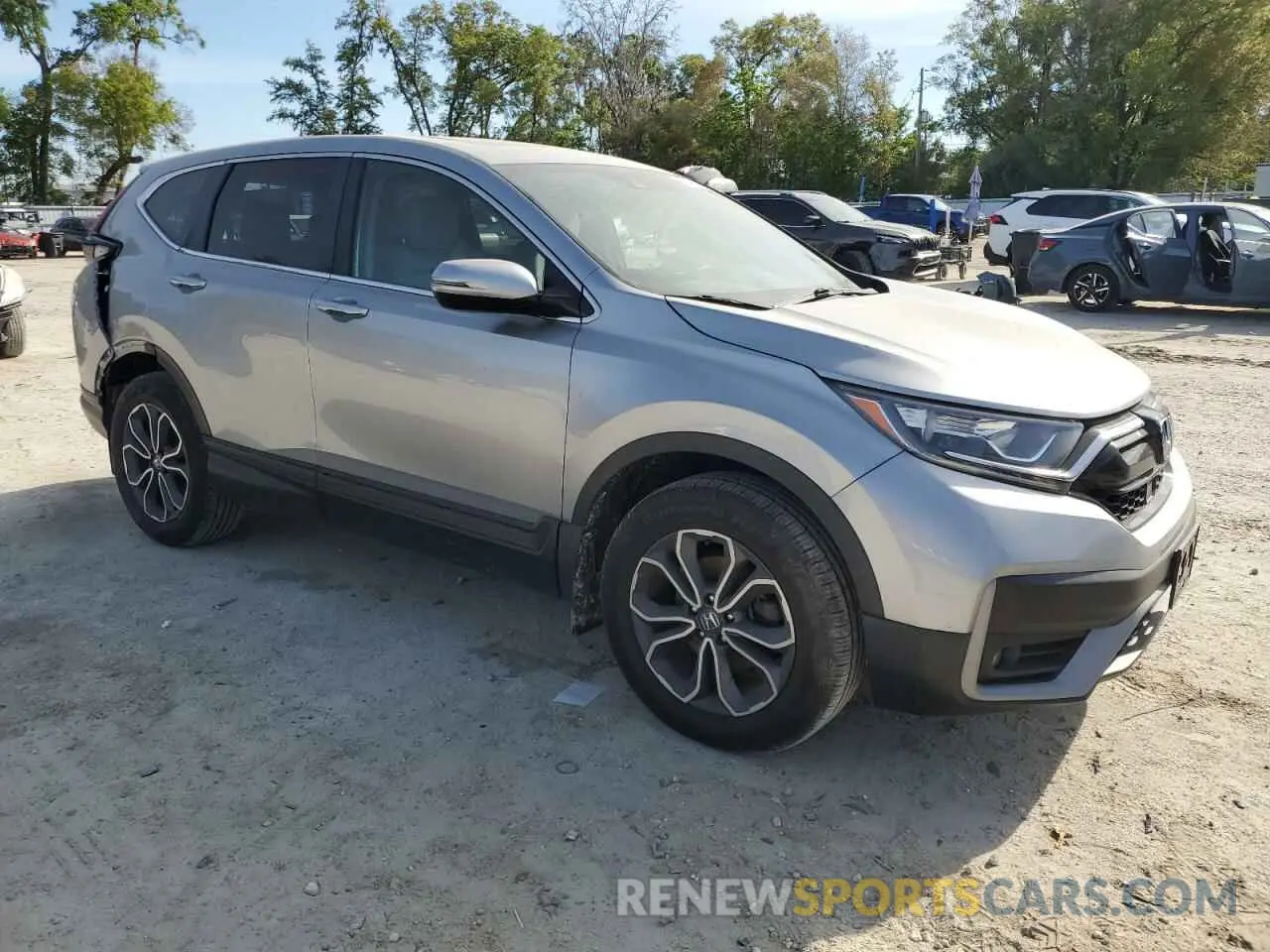 4 fotografías del automóvil dañado 2HKRW2H56MH645472 HONDA CRV 2021