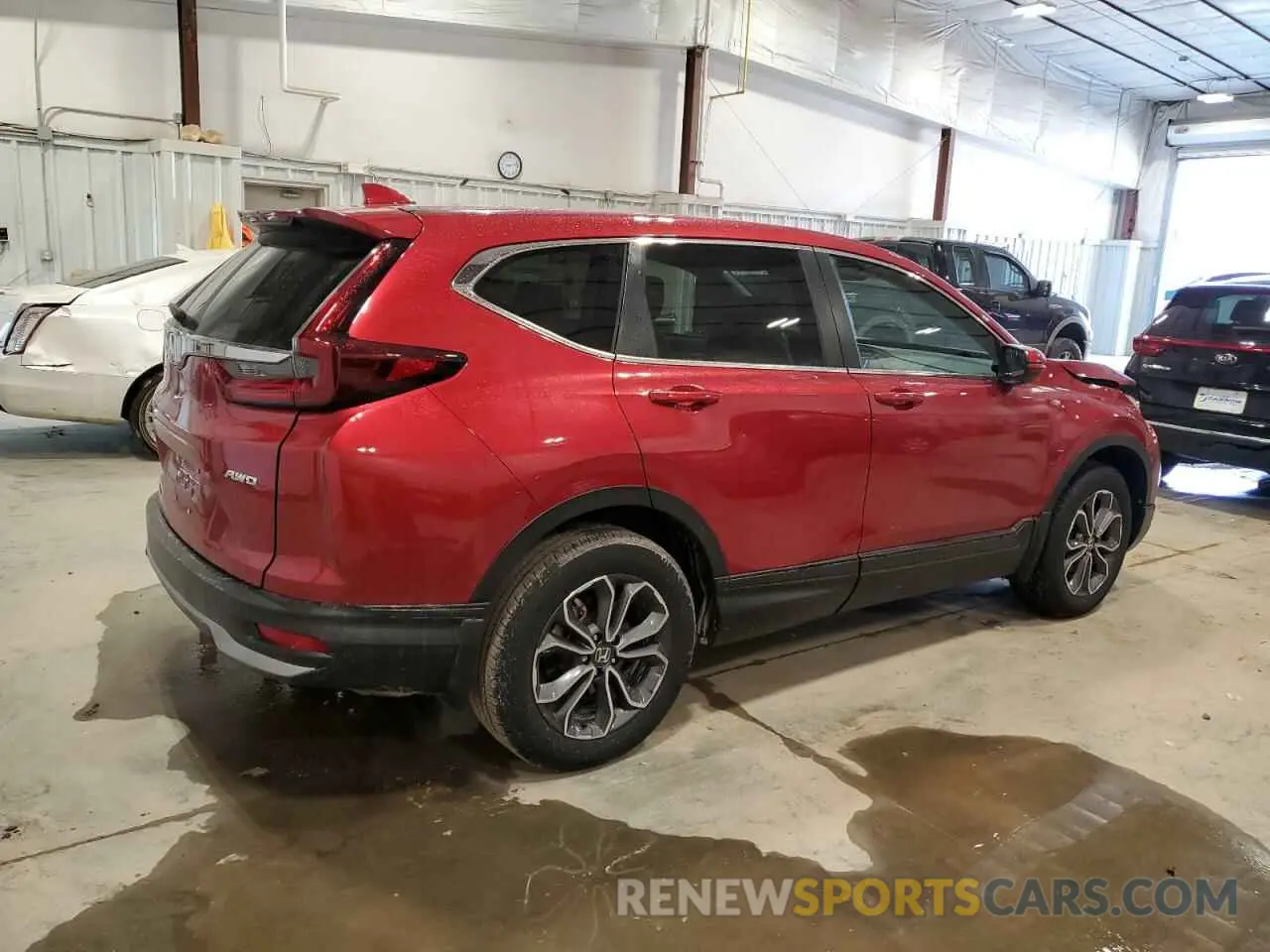 3 fotografías del automóvil dañado 2HKRW2H56MH652132 HONDA CRV 2021