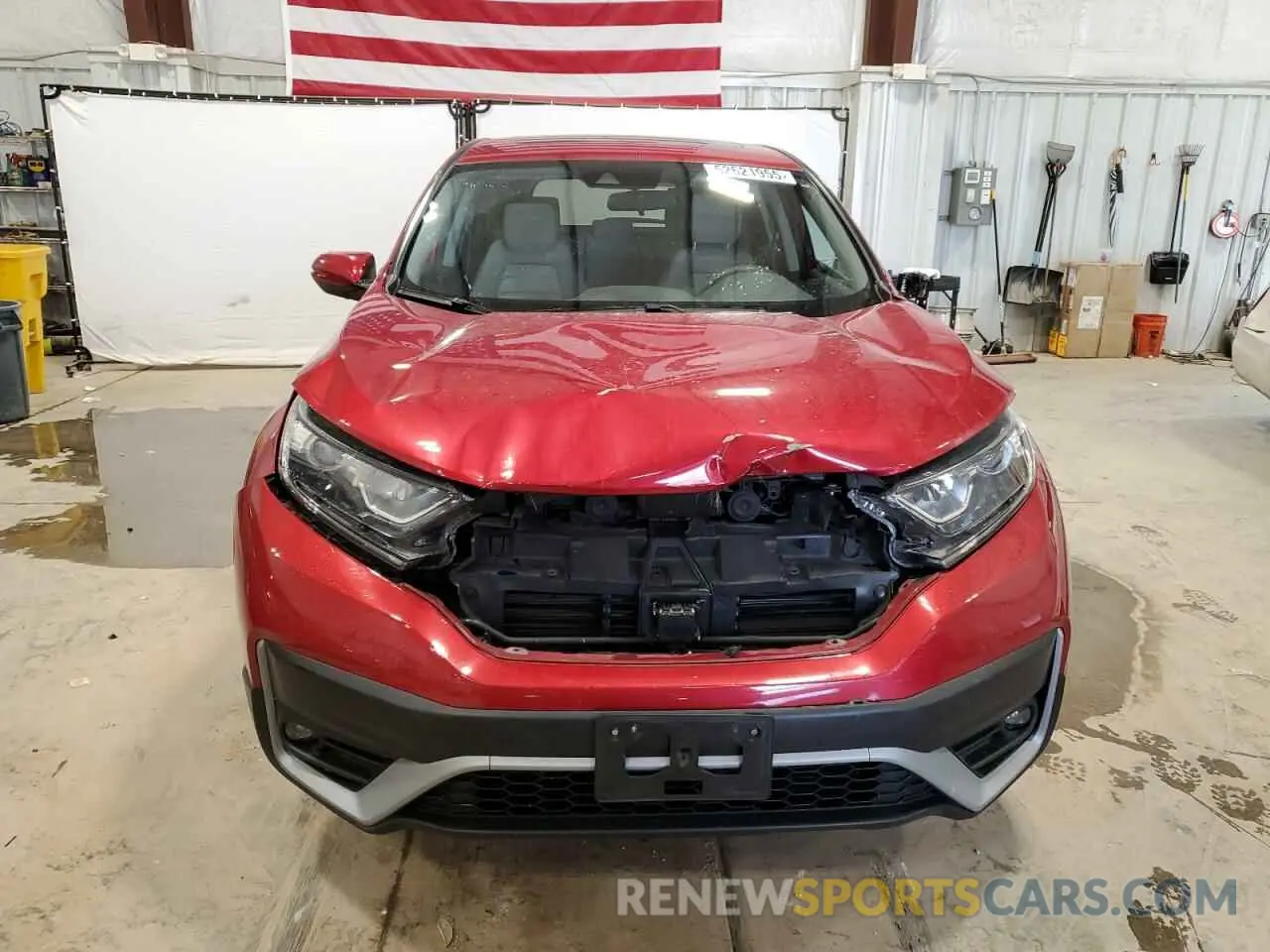 5 fotografías del automóvil dañado 2HKRW2H56MH652132 HONDA CRV 2021
