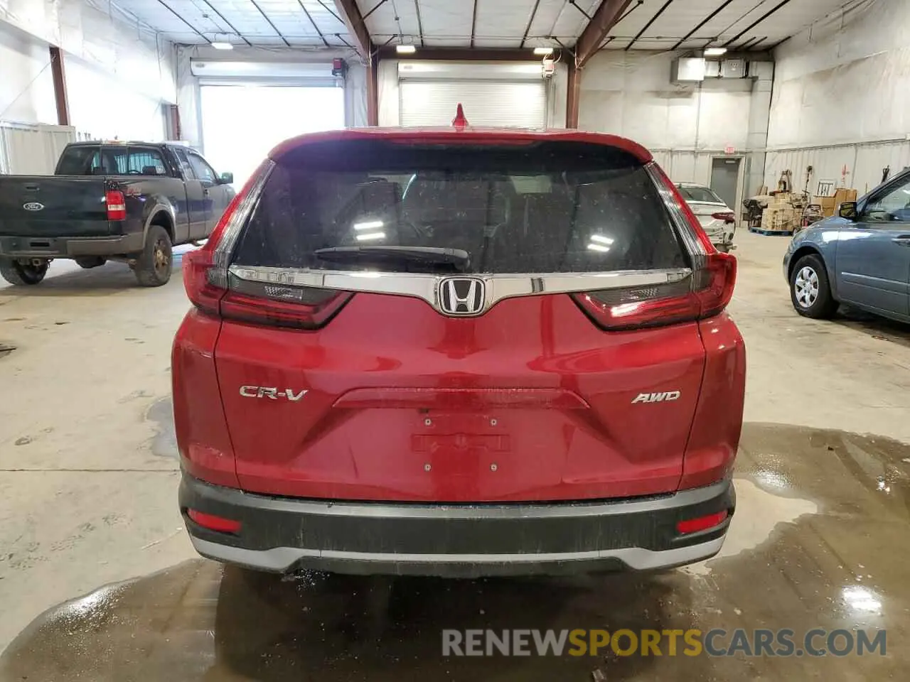 6 fotografías del automóvil dañado 2HKRW2H56MH652132 HONDA CRV 2021