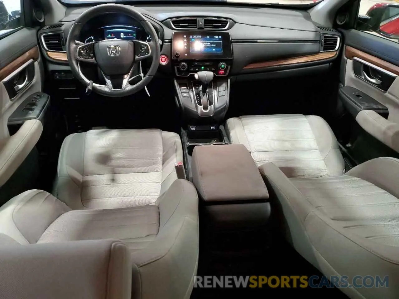 8 fotografías del automóvil dañado 2HKRW2H56MH652132 HONDA CRV 2021