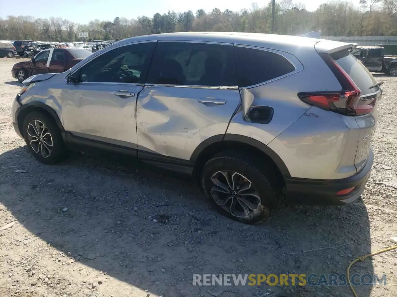 2 fotografías del automóvil dañado 2HKRW2H57MH627272 HONDA CRV 2021