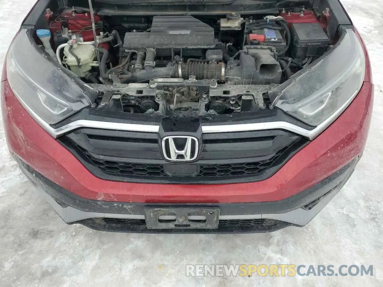 12 fotografías del automóvil dañado 2HKRW2H58MH619889 HONDA CRV 2021