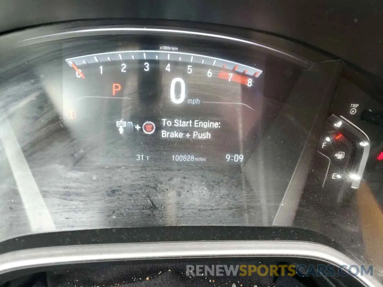 9 fotografías del automóvil dañado 2HKRW2H58MH619889 HONDA CRV 2021