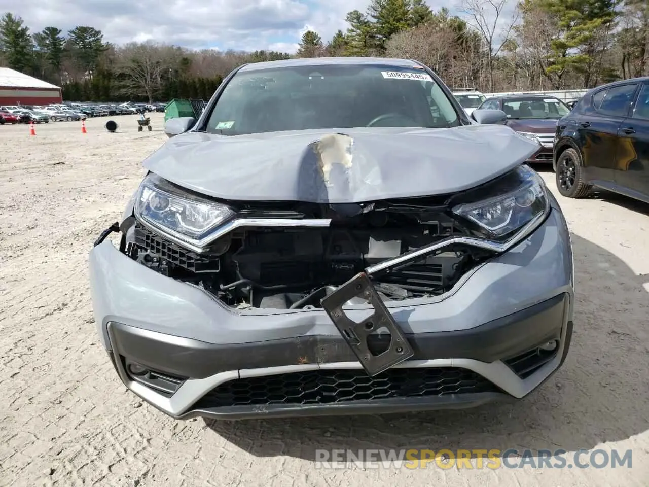 5 fotografías del automóvil dañado 2HKRW2H59MH607556 HONDA CRV 2021