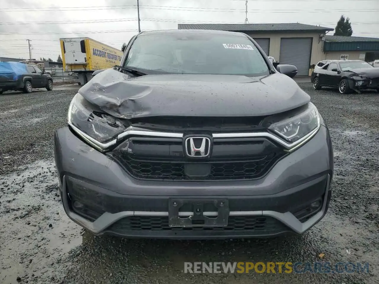 5 fotografías del automóvil dañado 2HKRW2H59MH650715 HONDA CRV 2021