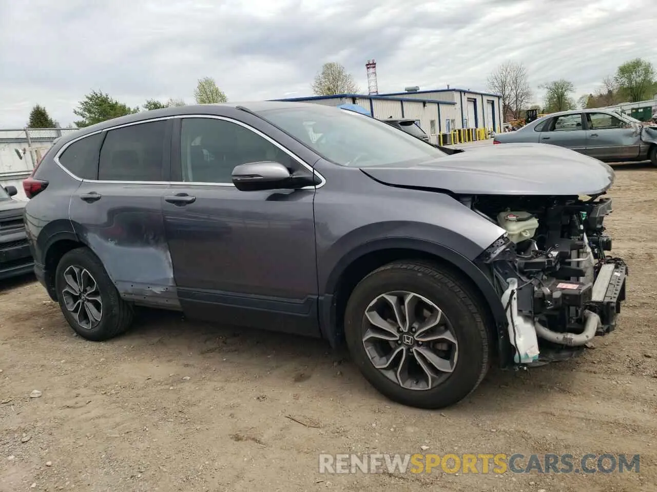 4 fotografías del automóvil dañado 2HKRW2H80MH618004 HONDA CRV 2021