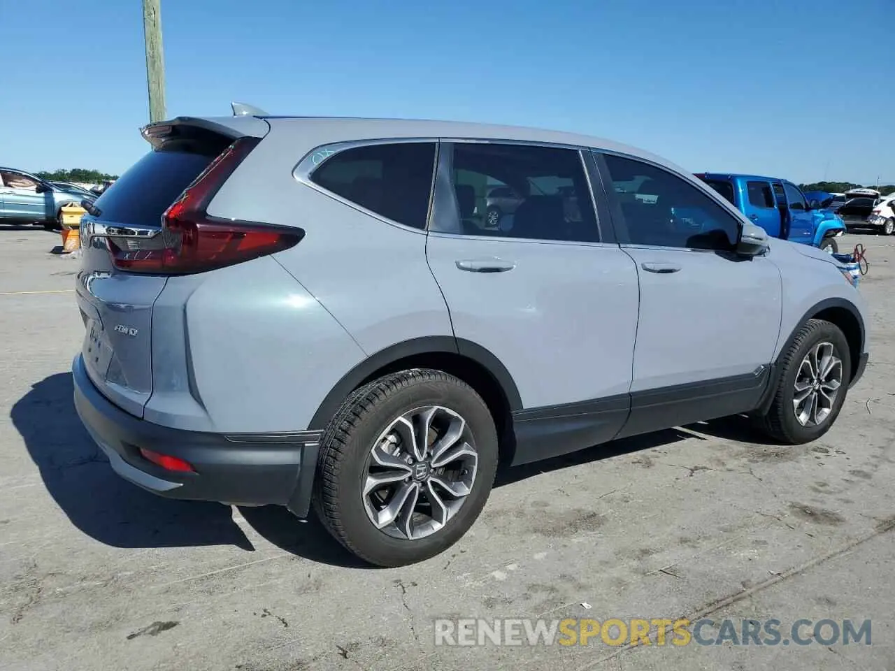 3 fotografías del automóvil dañado 2HKRW2H80MH659992 HONDA CRV 2021