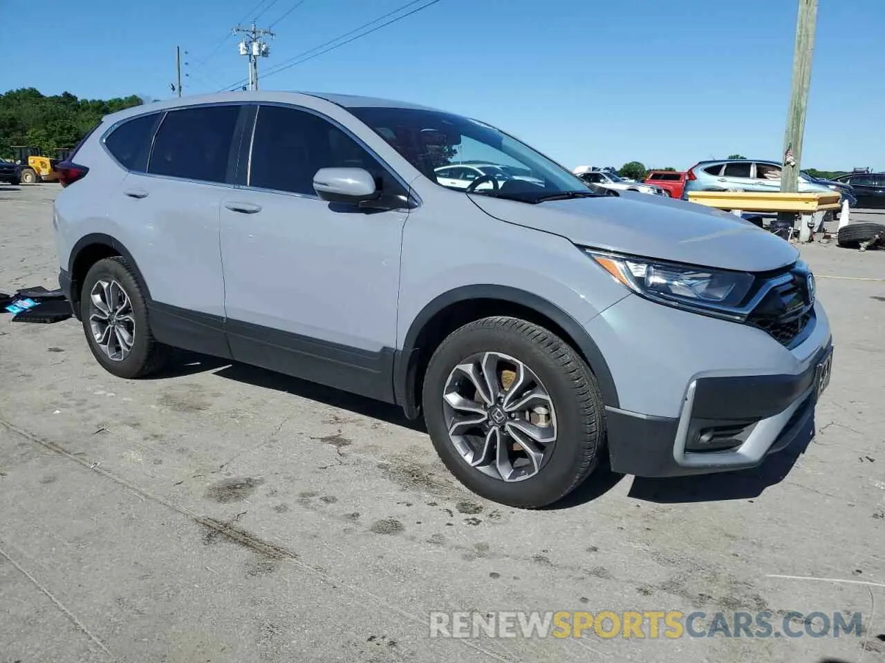 4 fotografías del automóvil dañado 2HKRW2H80MH659992 HONDA CRV 2021