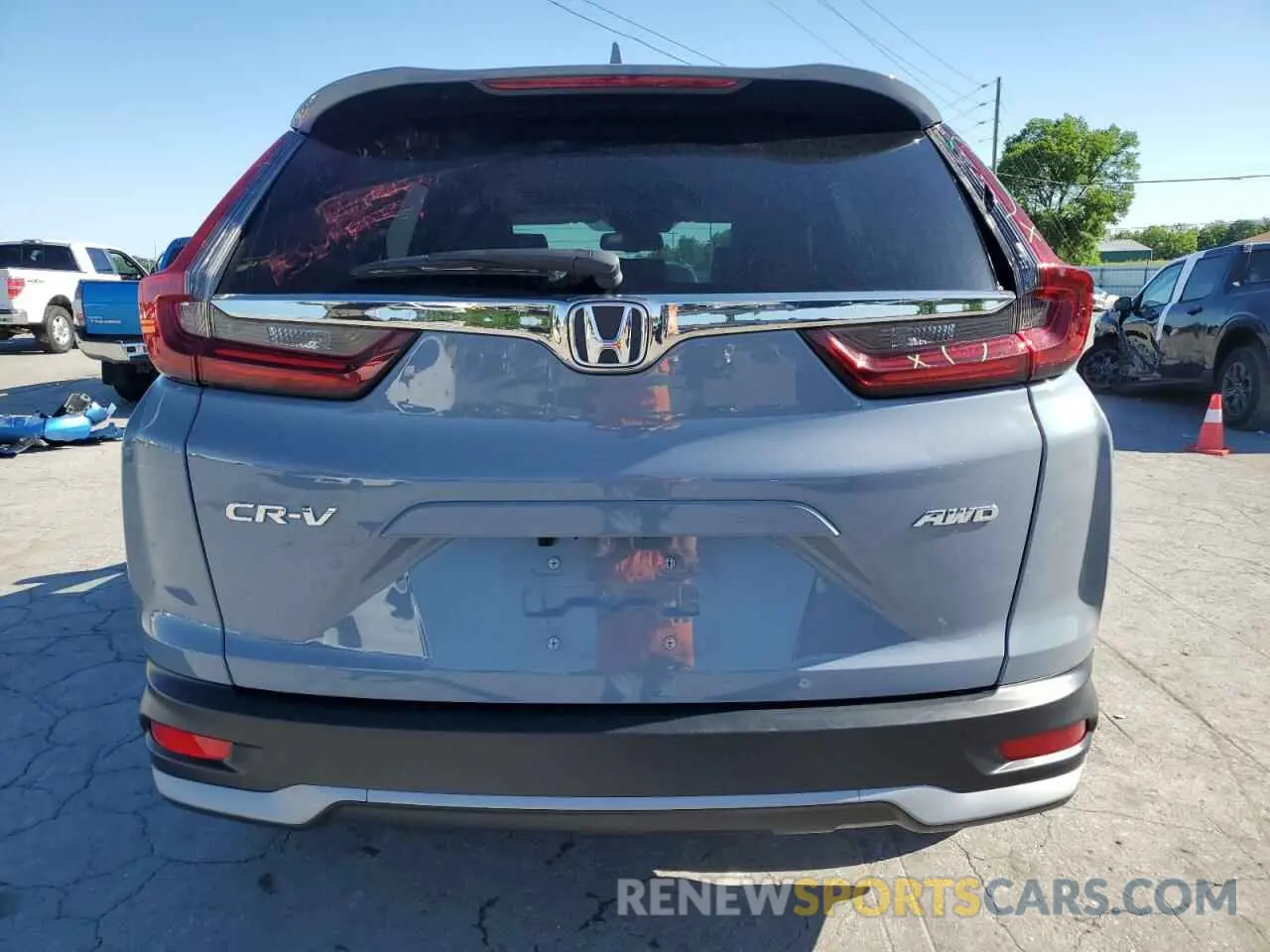 6 fotografías del automóvil dañado 2HKRW2H80MH659992 HONDA CRV 2021