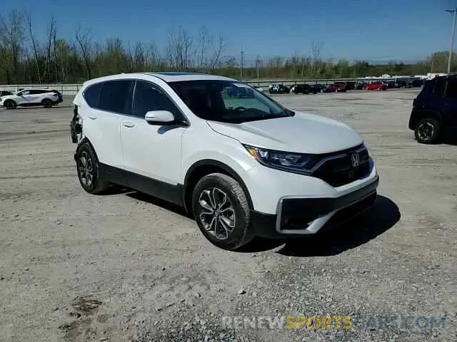 15 fotografías del automóvil dañado 2HKRW2H80MH679448 HONDA CRV 2021