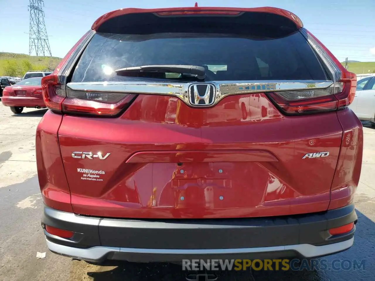 6 fotografías del automóvil dañado 2HKRW2H81MH603446 HONDA CRV 2021