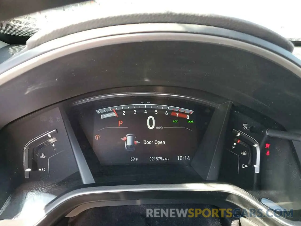 9 fotografías del automóvil dañado 2HKRW2H81MH603446 HONDA CRV 2021