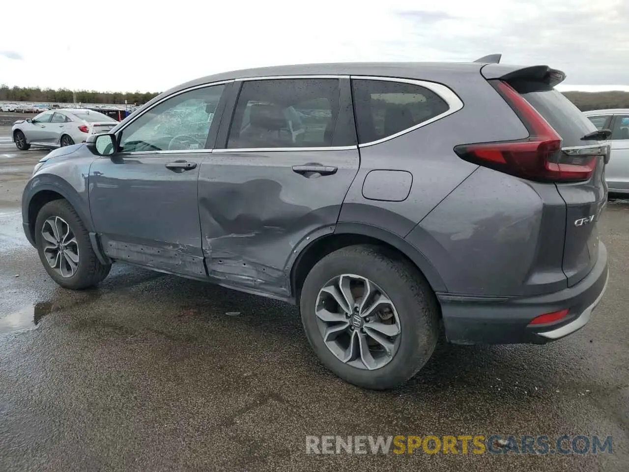 2 fotografías del automóvil dañado 2HKRW2H81MH682570 HONDA CRV 2021