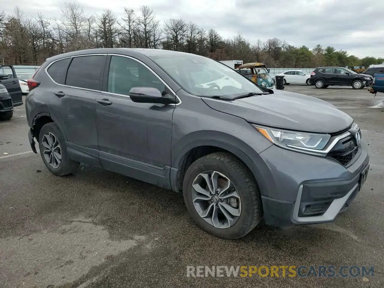 4 fotografías del automóvil dañado 2HKRW2H81MH682570 HONDA CRV 2021