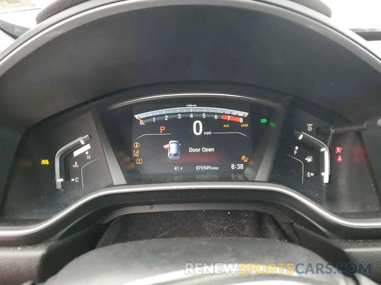 9 fotografías del automóvil dañado 2HKRW2H81MH682570 HONDA CRV 2021