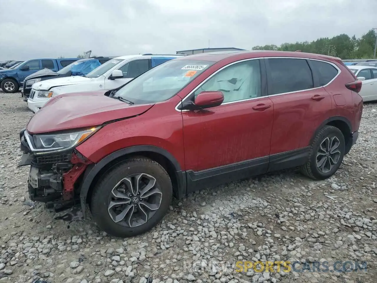 1 fotografías del automóvil dañado 2HKRW2H82MH603407 HONDA CRV 2021