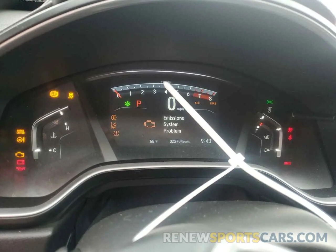 9 fotografías del automóvil dañado 2HKRW2H82MH603407 HONDA CRV 2021