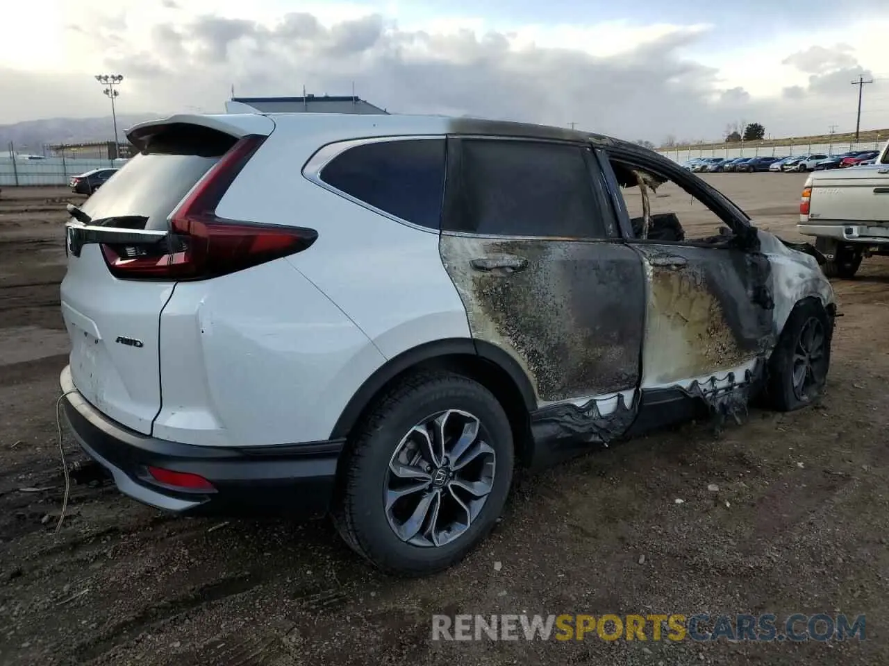 3 fotografías del automóvil dañado 2HKRW2H83MH608986 HONDA CRV 2021