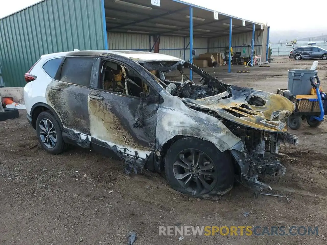 4 fotografías del automóvil dañado 2HKRW2H83MH608986 HONDA CRV 2021