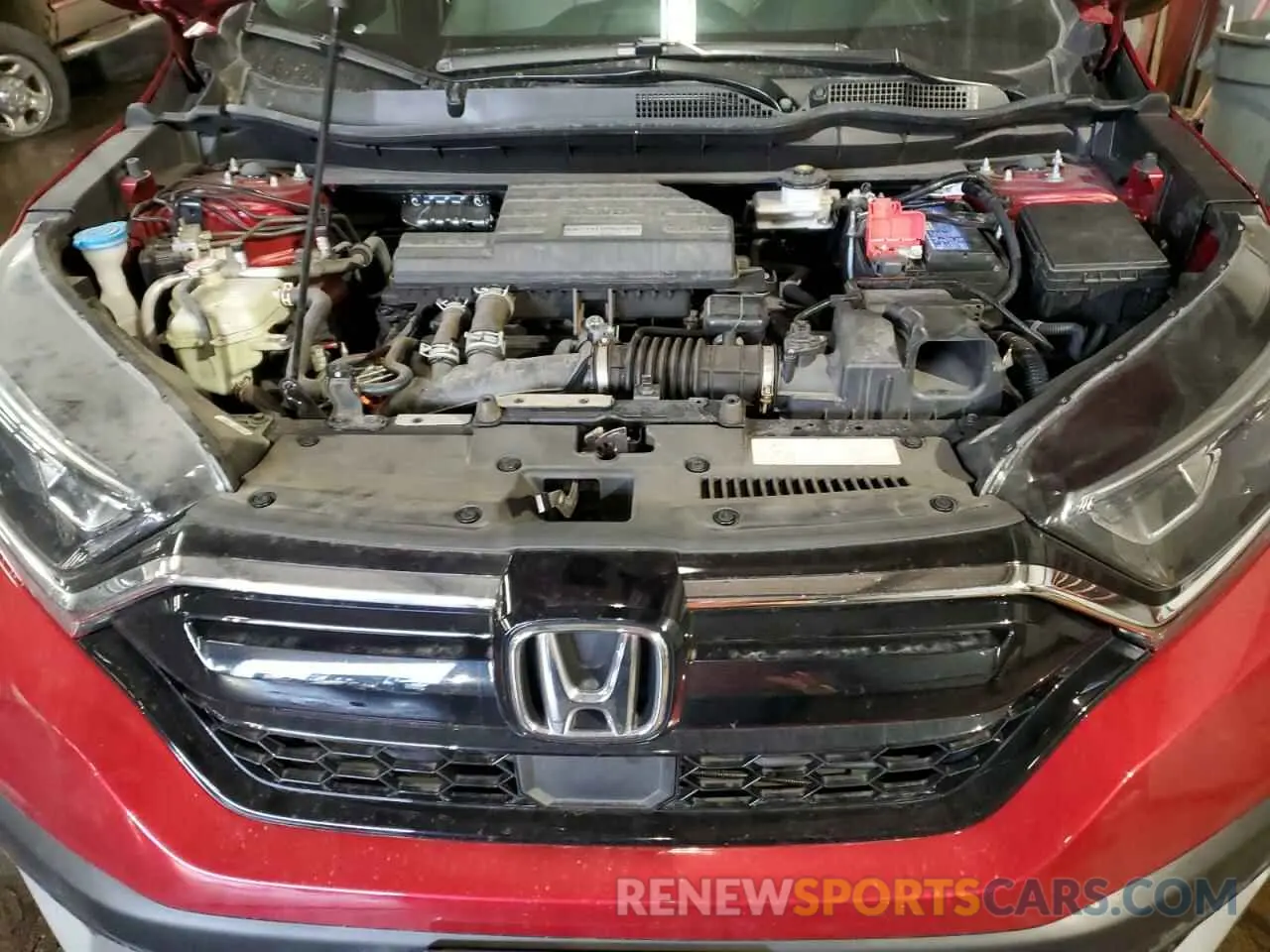 11 fotografías del automóvil dañado 2HKRW2H83MH610852 HONDA CRV 2021