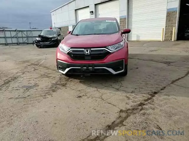 14 fotografías del automóvil dañado 2HKRW2H83MH610852 HONDA CRV 2021