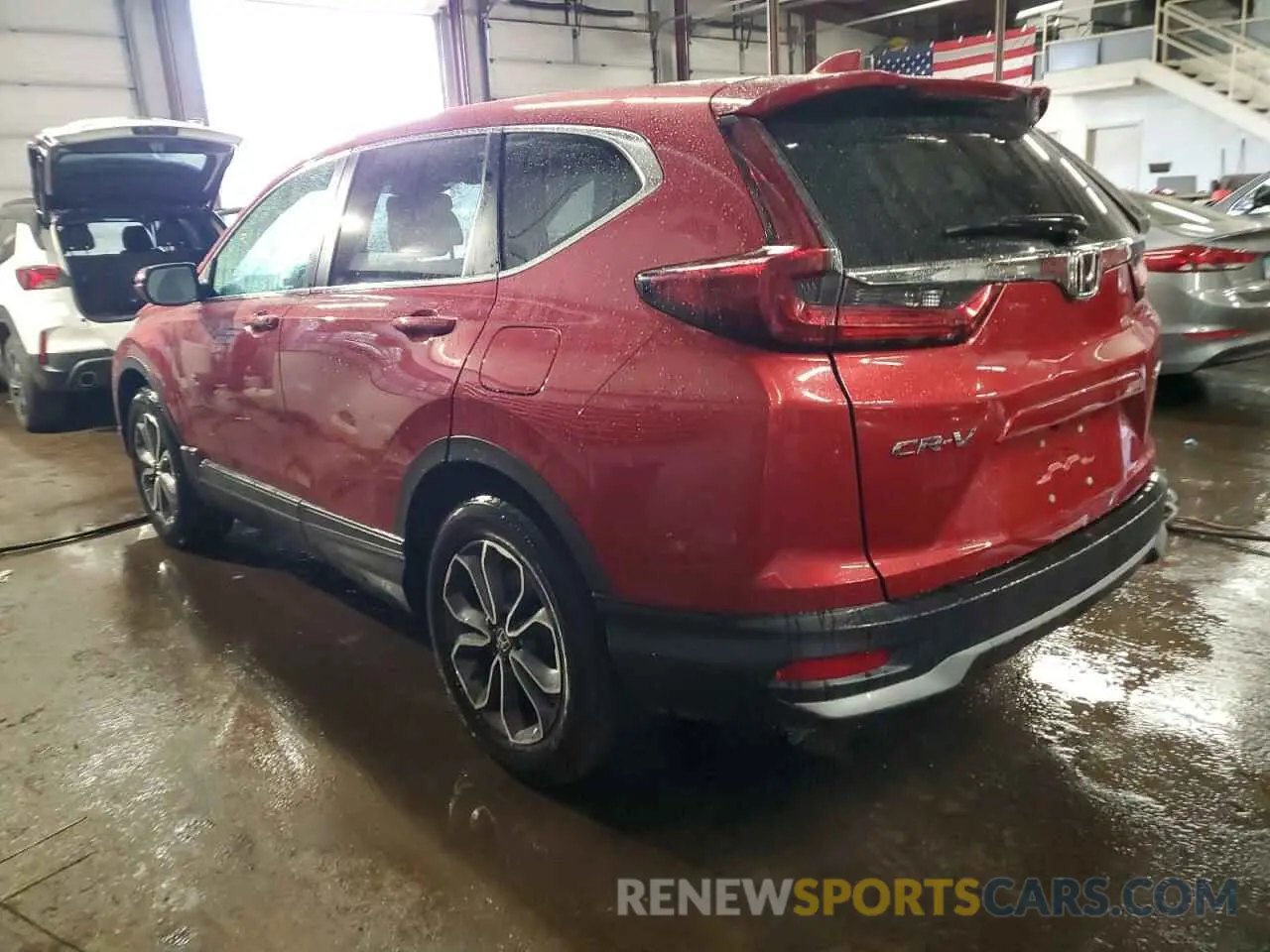 2 fotografías del automóvil dañado 2HKRW2H83MH610852 HONDA CRV 2021