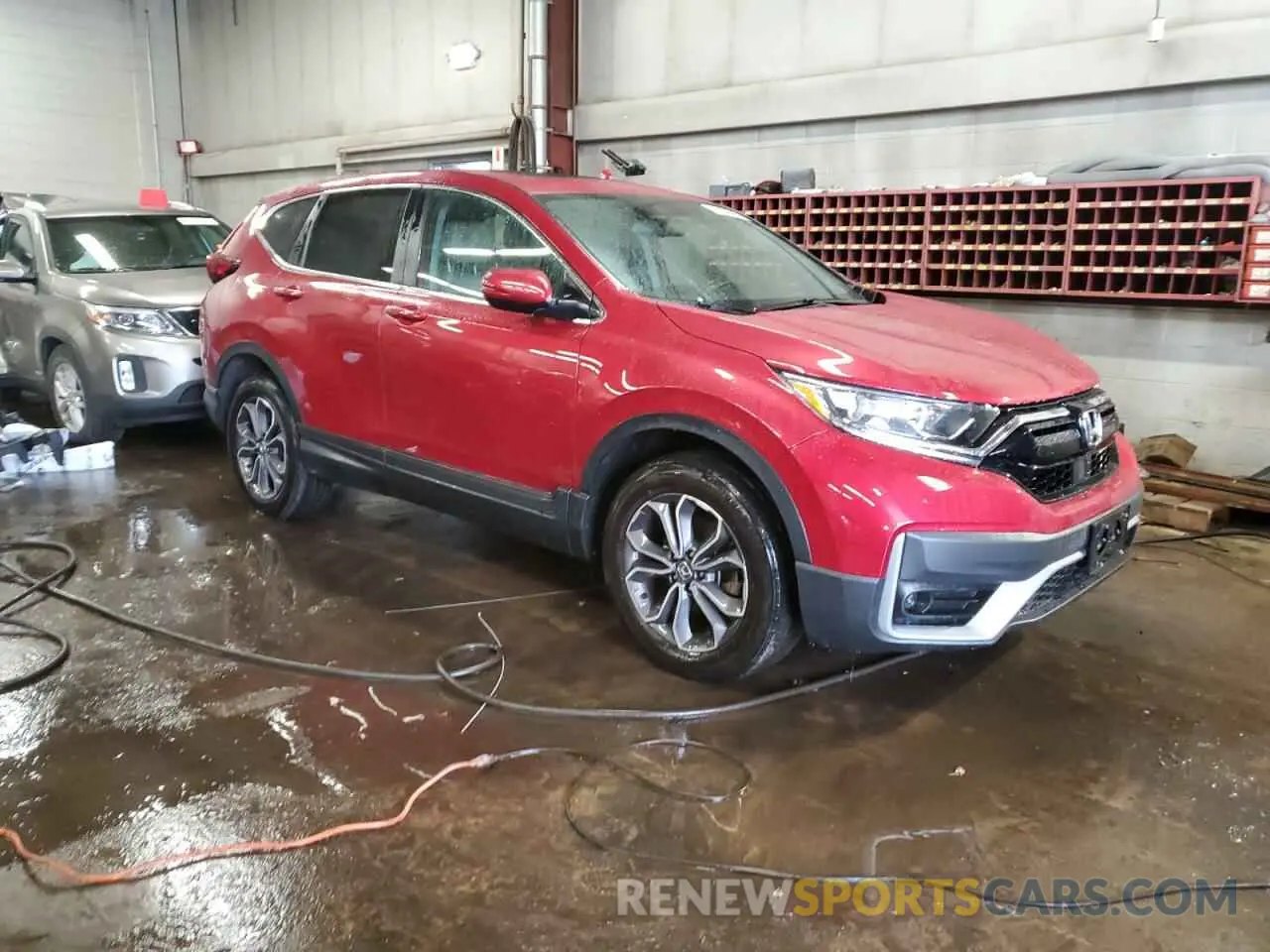 4 fotografías del automóvil dañado 2HKRW2H83MH610852 HONDA CRV 2021