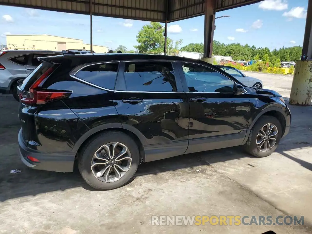 3 fotografías del automóvil dañado 2HKRW2H83MH639798 HONDA CRV 2021