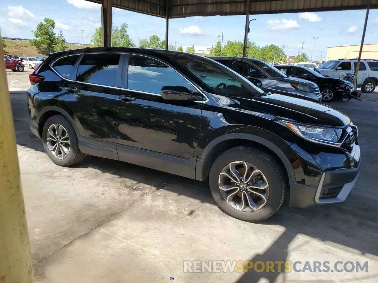 4 fotografías del automóvil dañado 2HKRW2H83MH639798 HONDA CRV 2021