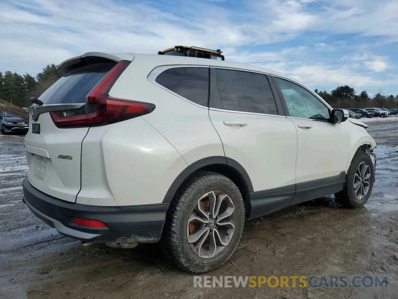 3 fotografías del automóvil dañado 2HKRW2H84MH616790 HONDA CRV 2021