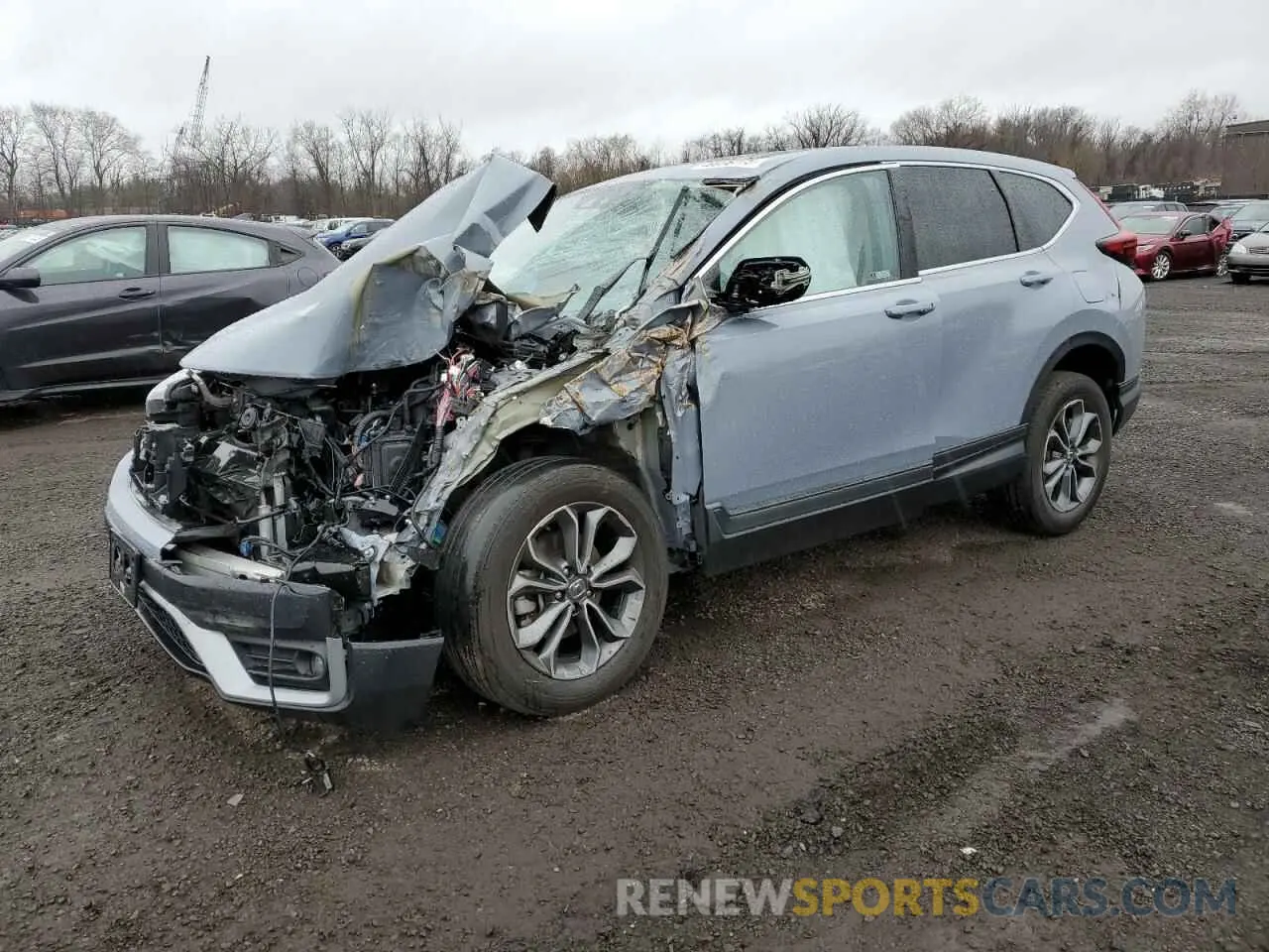 1 fotografías del automóvil dañado 2HKRW2H85MH630083 HONDA CRV 2021