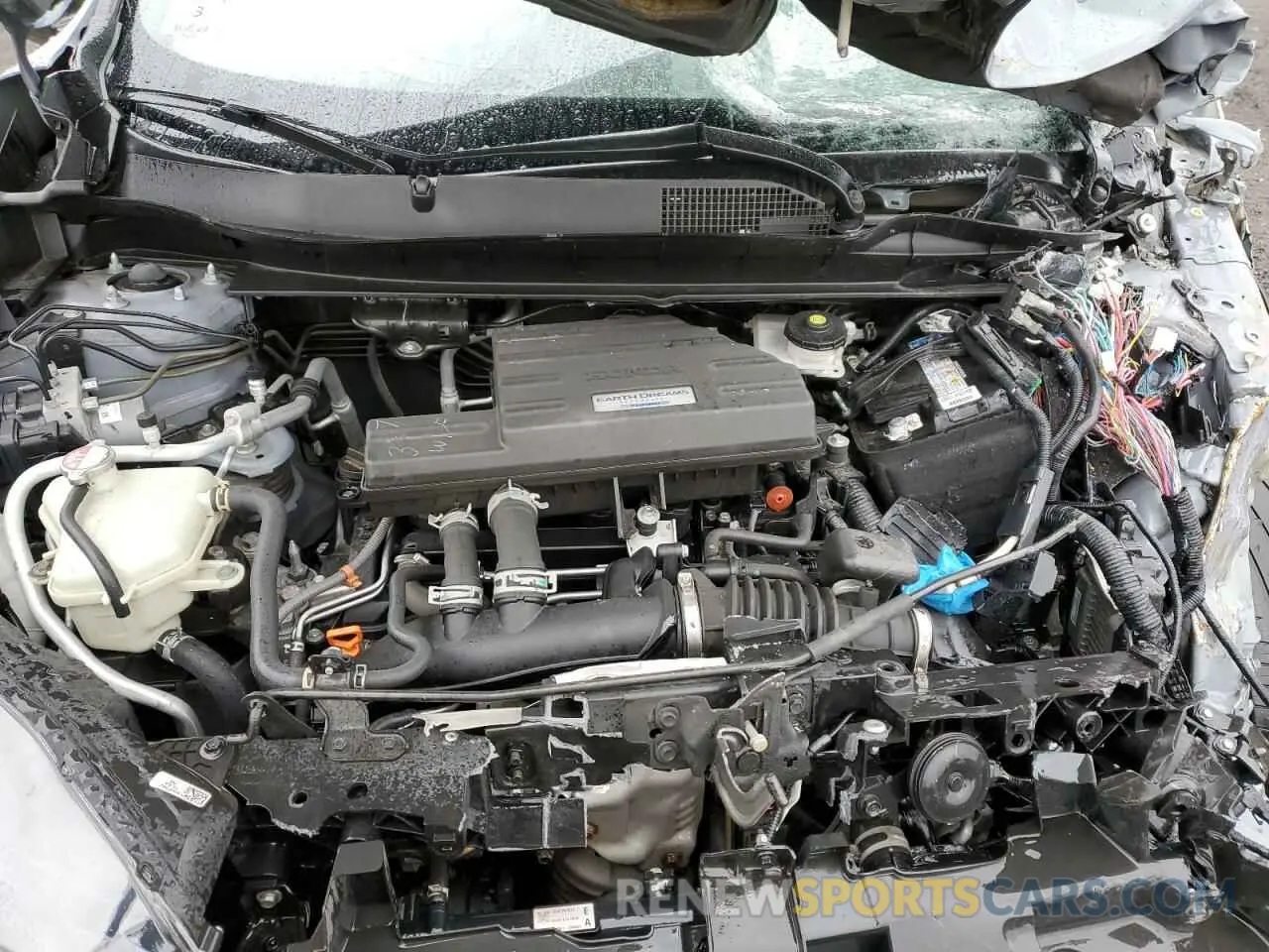 13 fotografías del automóvil dañado 2HKRW2H85MH630083 HONDA CRV 2021