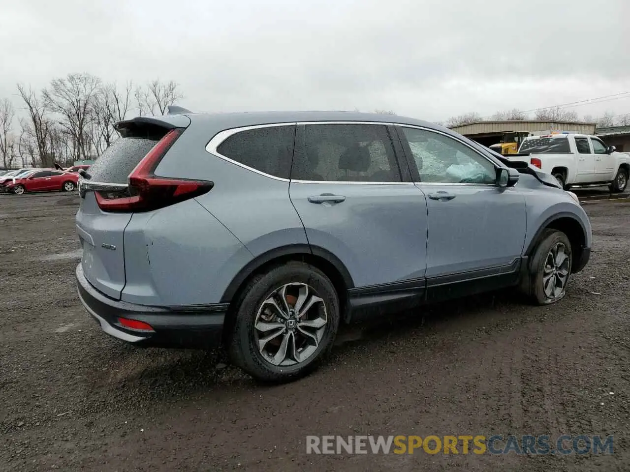 3 fotografías del automóvil dañado 2HKRW2H85MH630083 HONDA CRV 2021