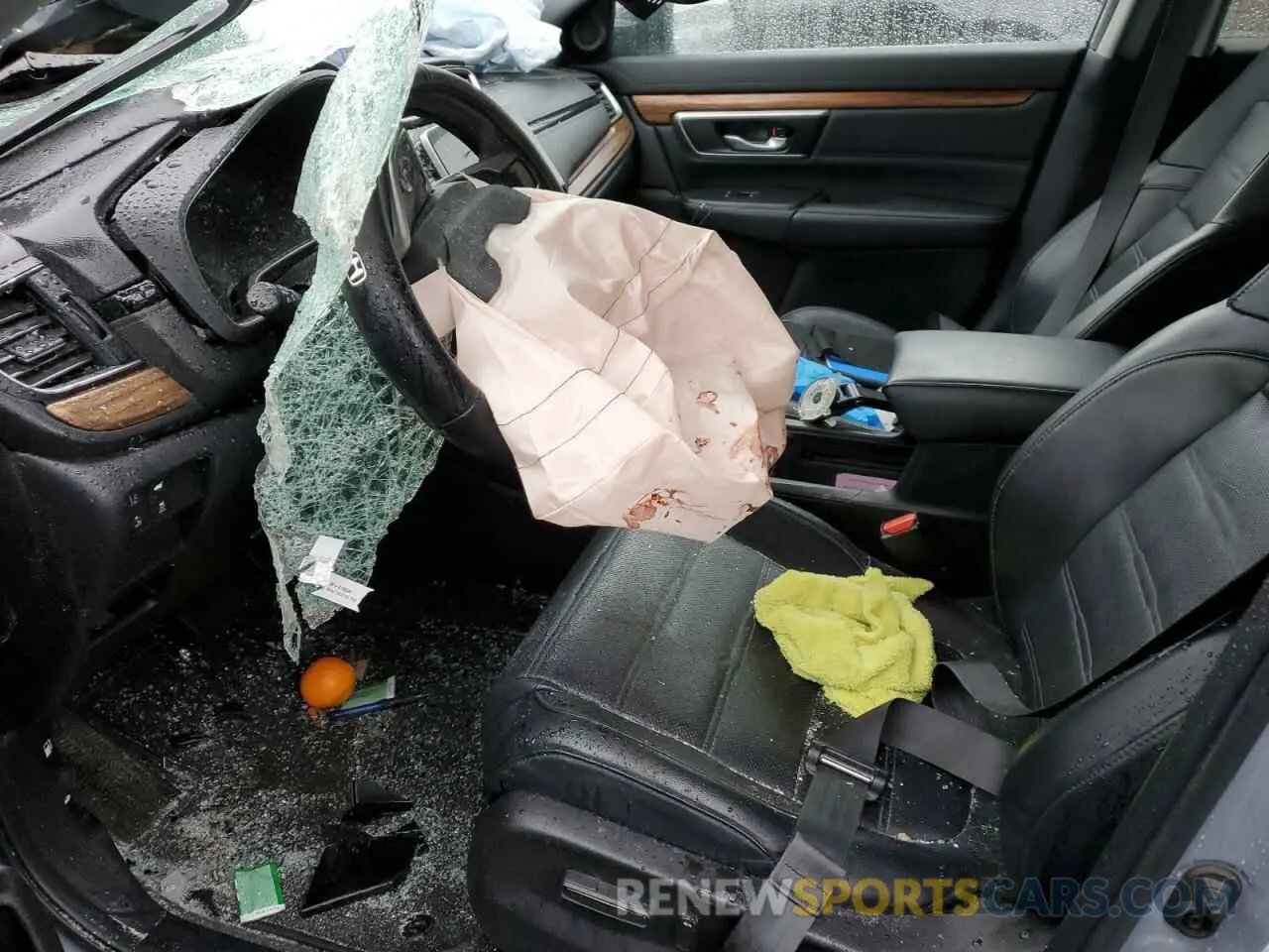 7 fotografías del automóvil dañado 2HKRW2H85MH630083 HONDA CRV 2021