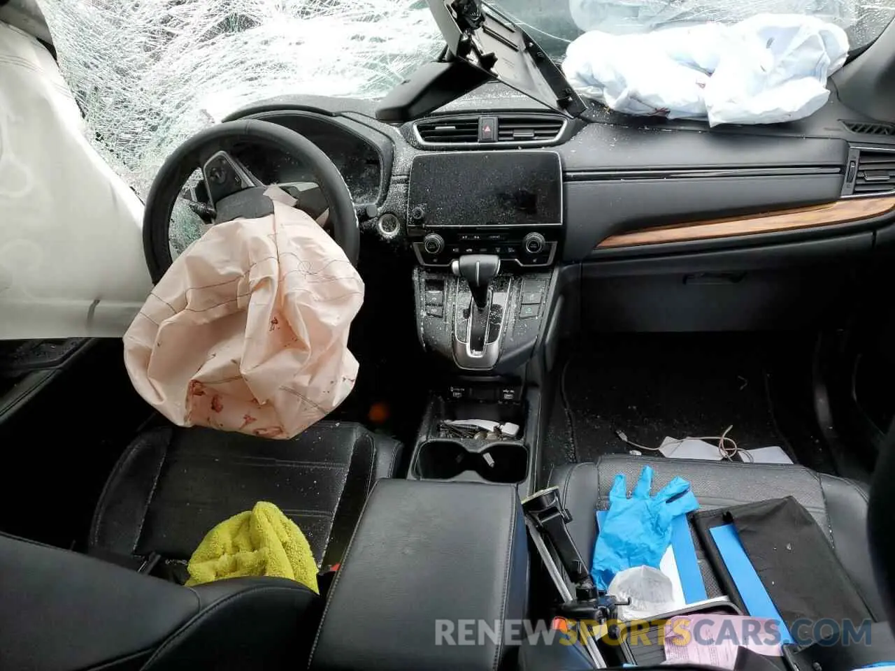 8 fotografías del automóvil dañado 2HKRW2H85MH630083 HONDA CRV 2021