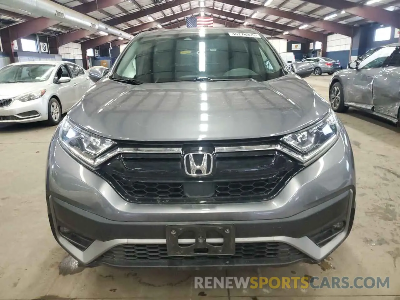 5 fotografías del automóvil dañado 2HKRW2H85MH666355 HONDA CRV 2021
