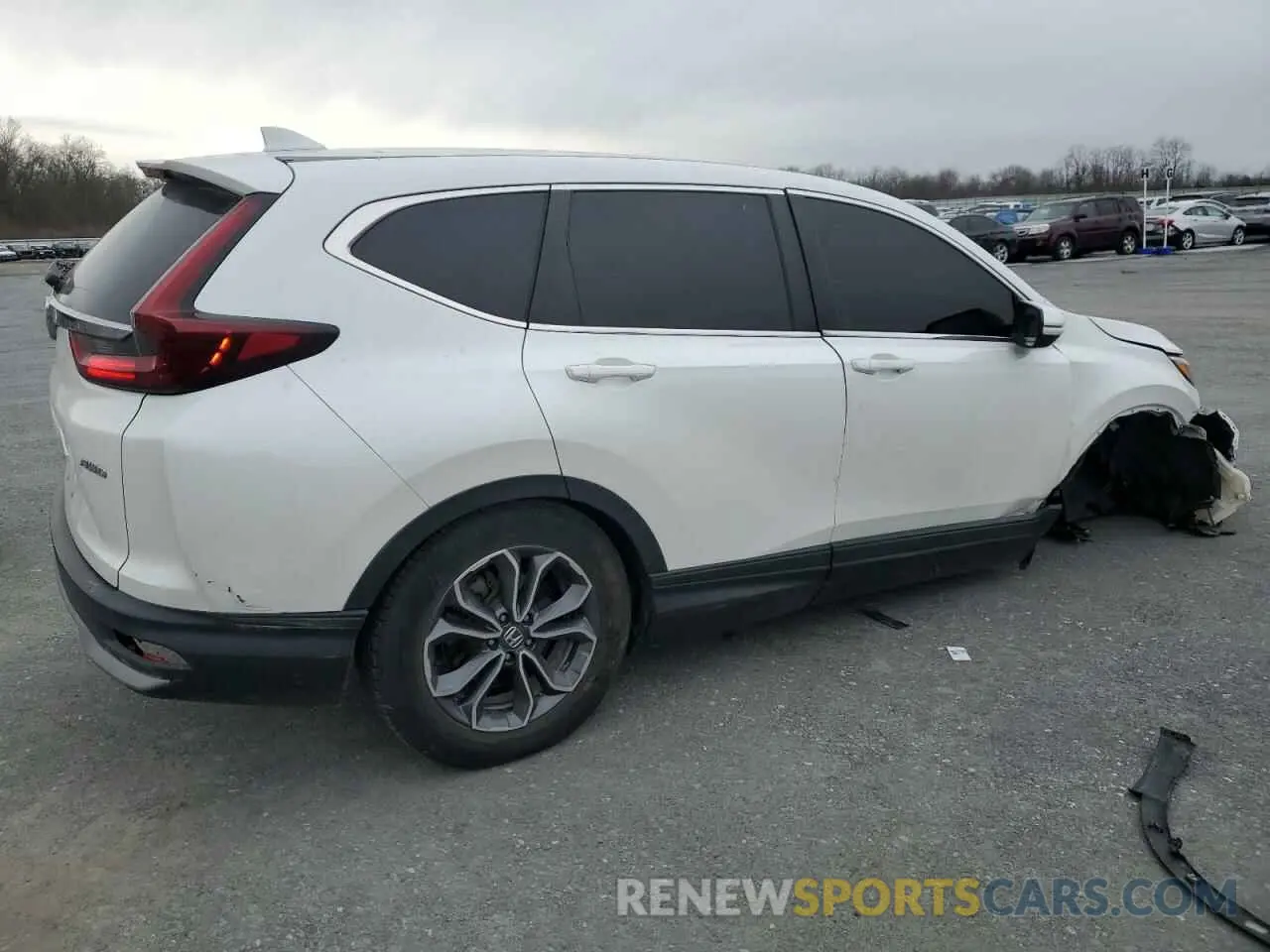 3 fotografías del automóvil dañado 2HKRW2H85MH677985 HONDA CRV 2021