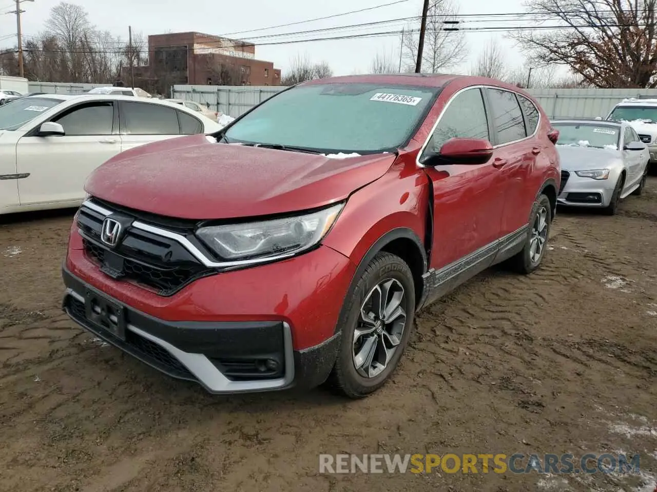 1 fotografías del automóvil dañado 2HKRW2H87MH603421 HONDA CRV 2021