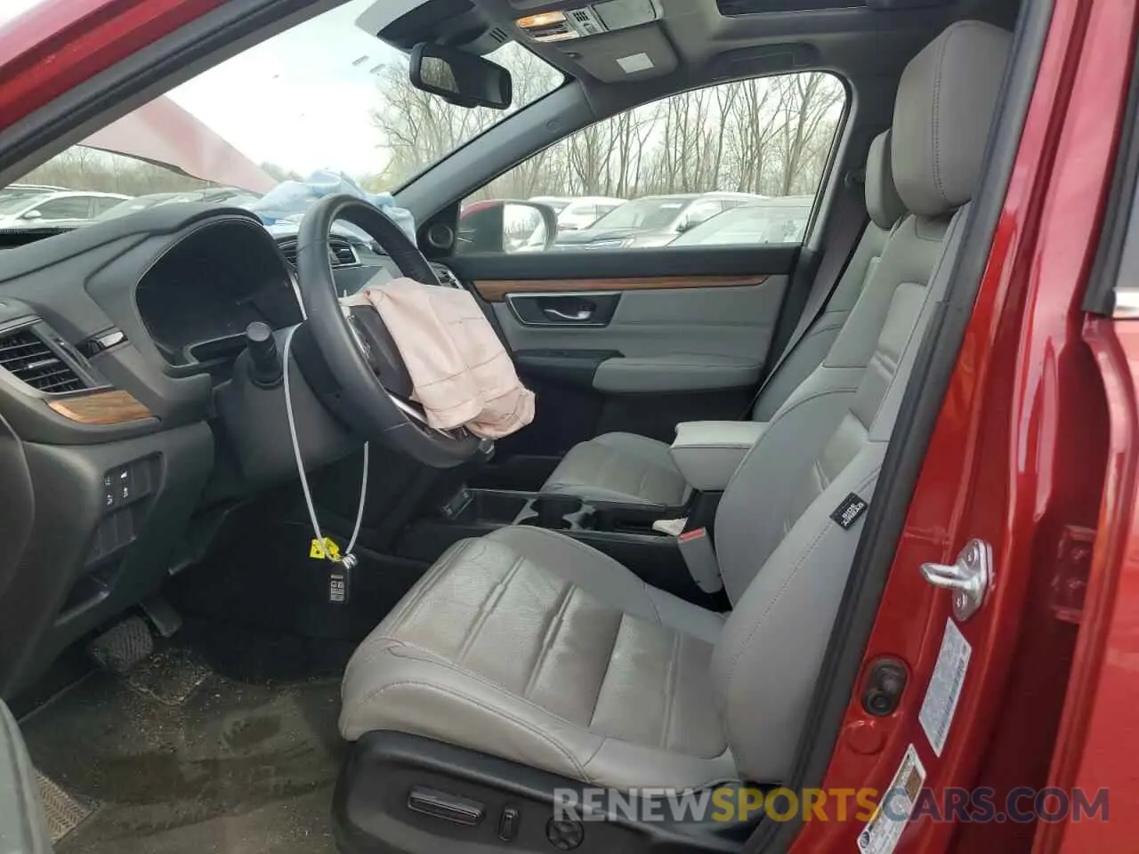 7 fotografías del automóvil dañado 2HKRW2H87MH603421 HONDA CRV 2021