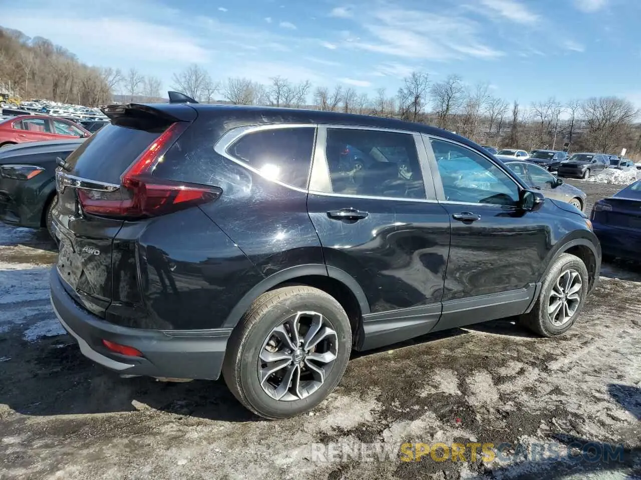 3 fotografías del automóvil dañado 2HKRW2H87MH615116 HONDA CRV 2021