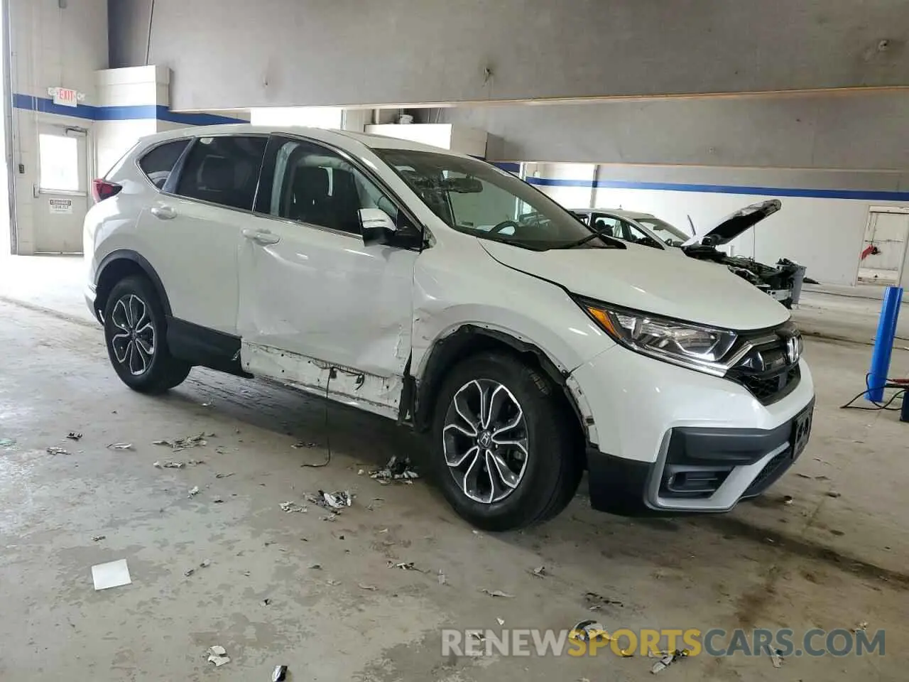 4 fotografías del automóvil dañado 2HKRW2H87MH678040 HONDA CRV 2021