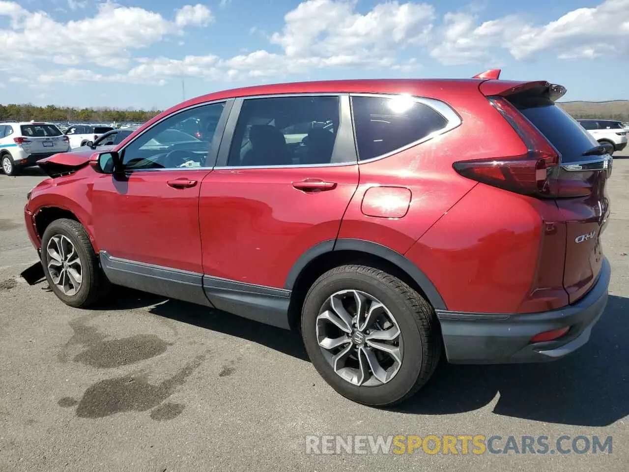 2 fotografías del automóvil dañado 2HKRW2H88MH606263 HONDA CRV 2021