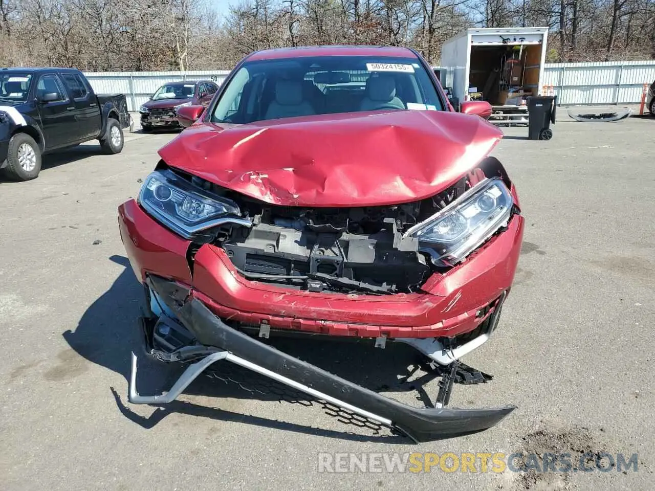 5 fotografías del automóvil dañado 2HKRW2H88MH606263 HONDA CRV 2021