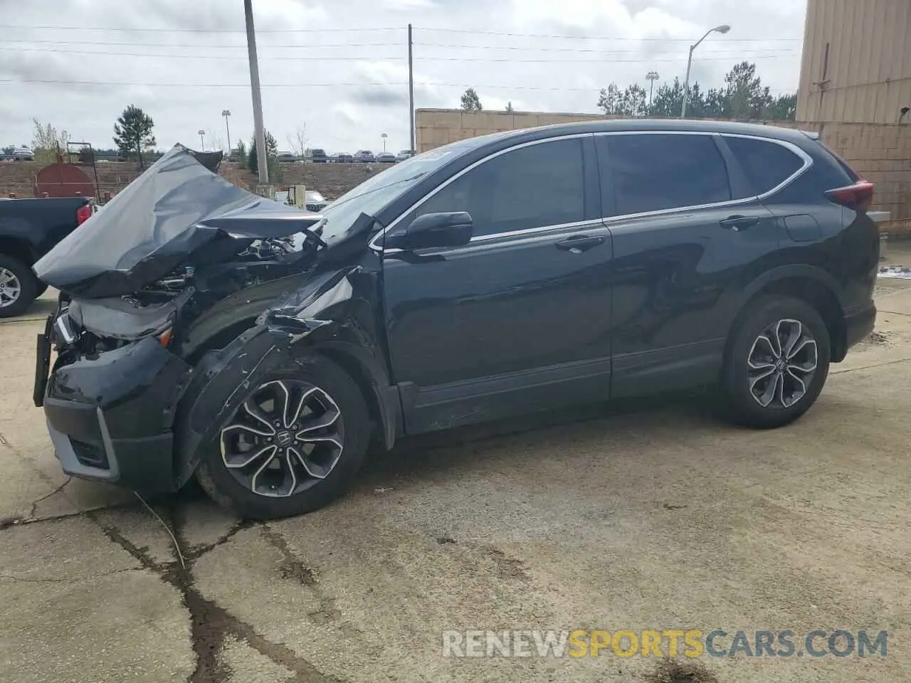 1 fotografías del automóvil dañado 2HKRW2H89MH607955 HONDA CRV 2021