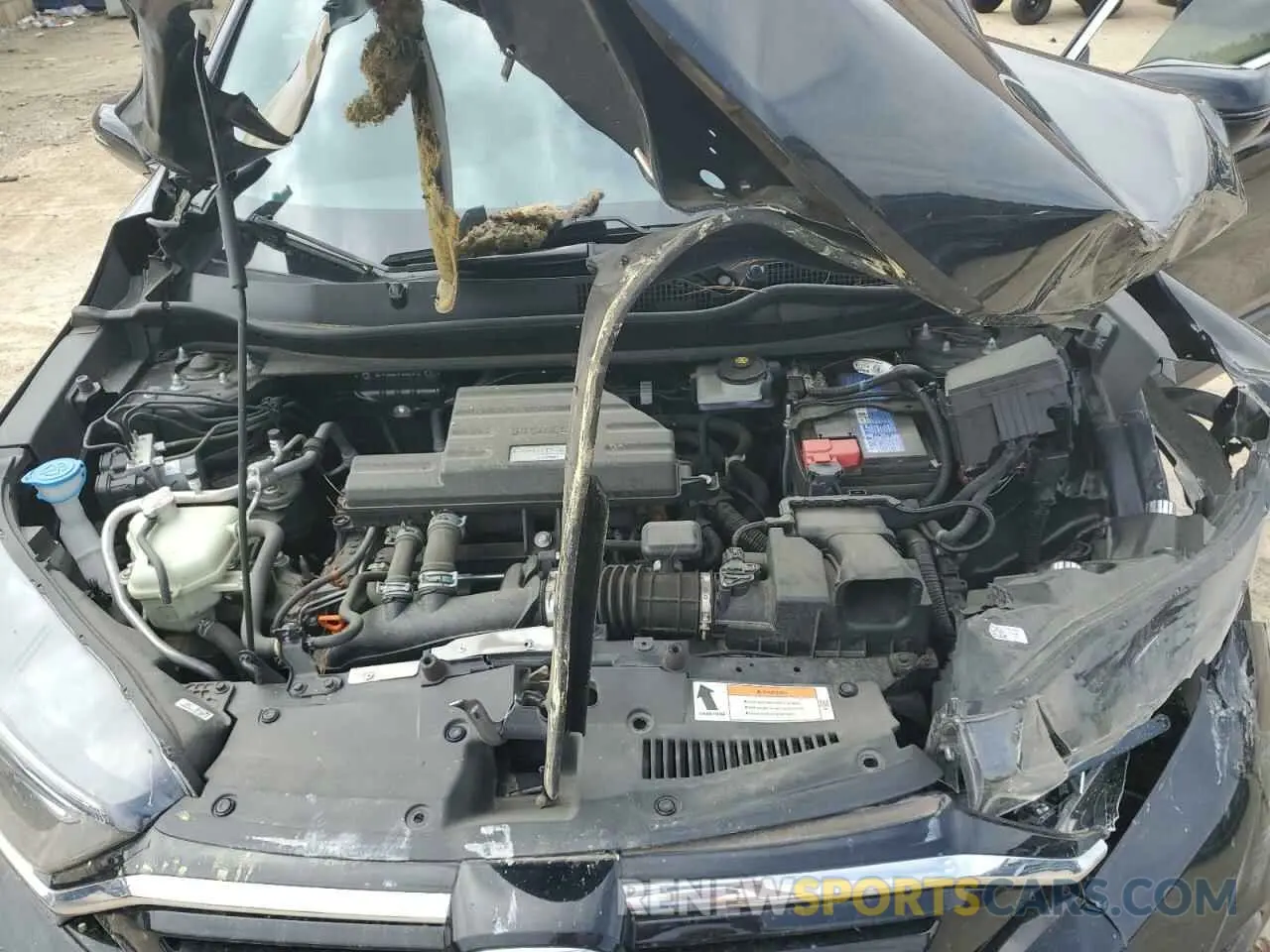 11 fotografías del automóvil dañado 2HKRW2H89MH607955 HONDA CRV 2021